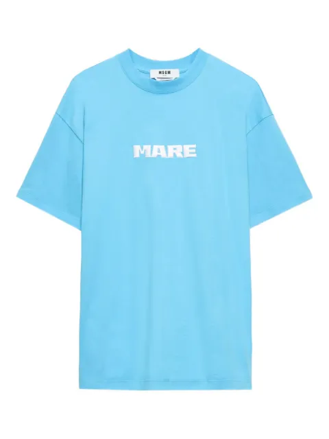 MSGM logo-appliqué T-shirt