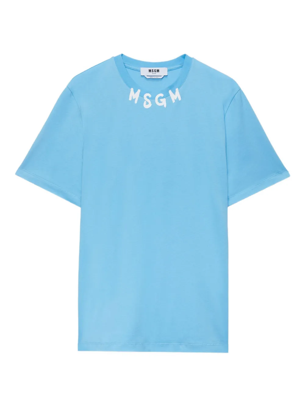 MSGM T-shirt met logoprint Blauw