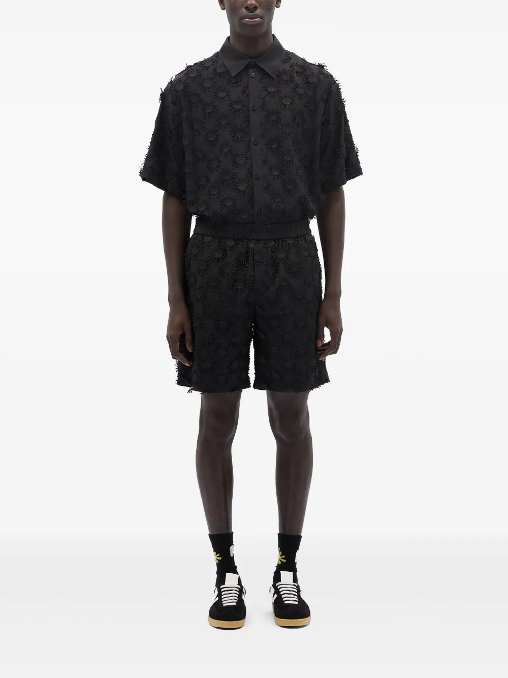 MSGM Shorts met kralen - Zwart