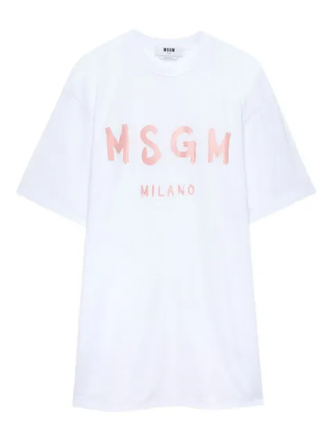MSGM cotton t-shirt dress