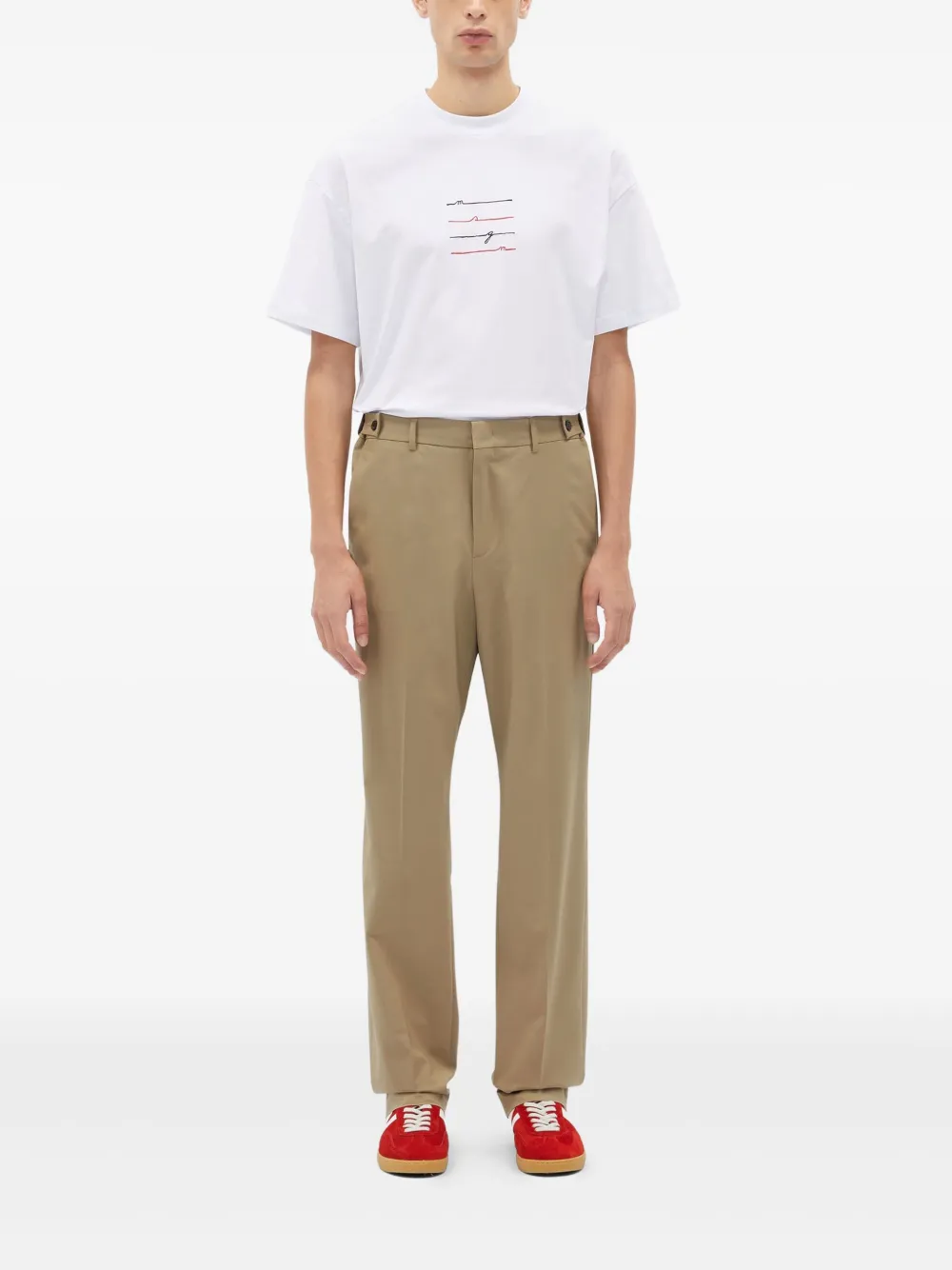 MSGM straight-leg trousers - Beige