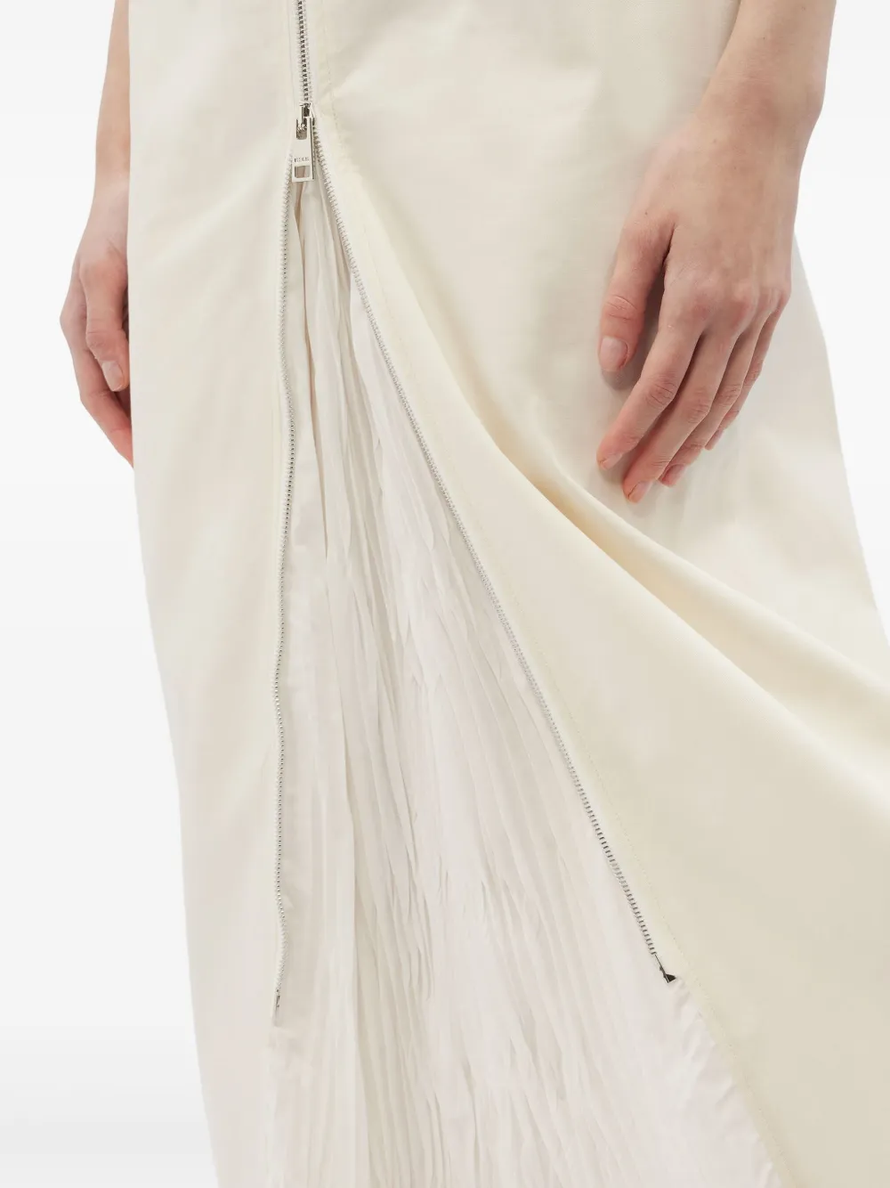 MSGM Mouwloze jurk Beige