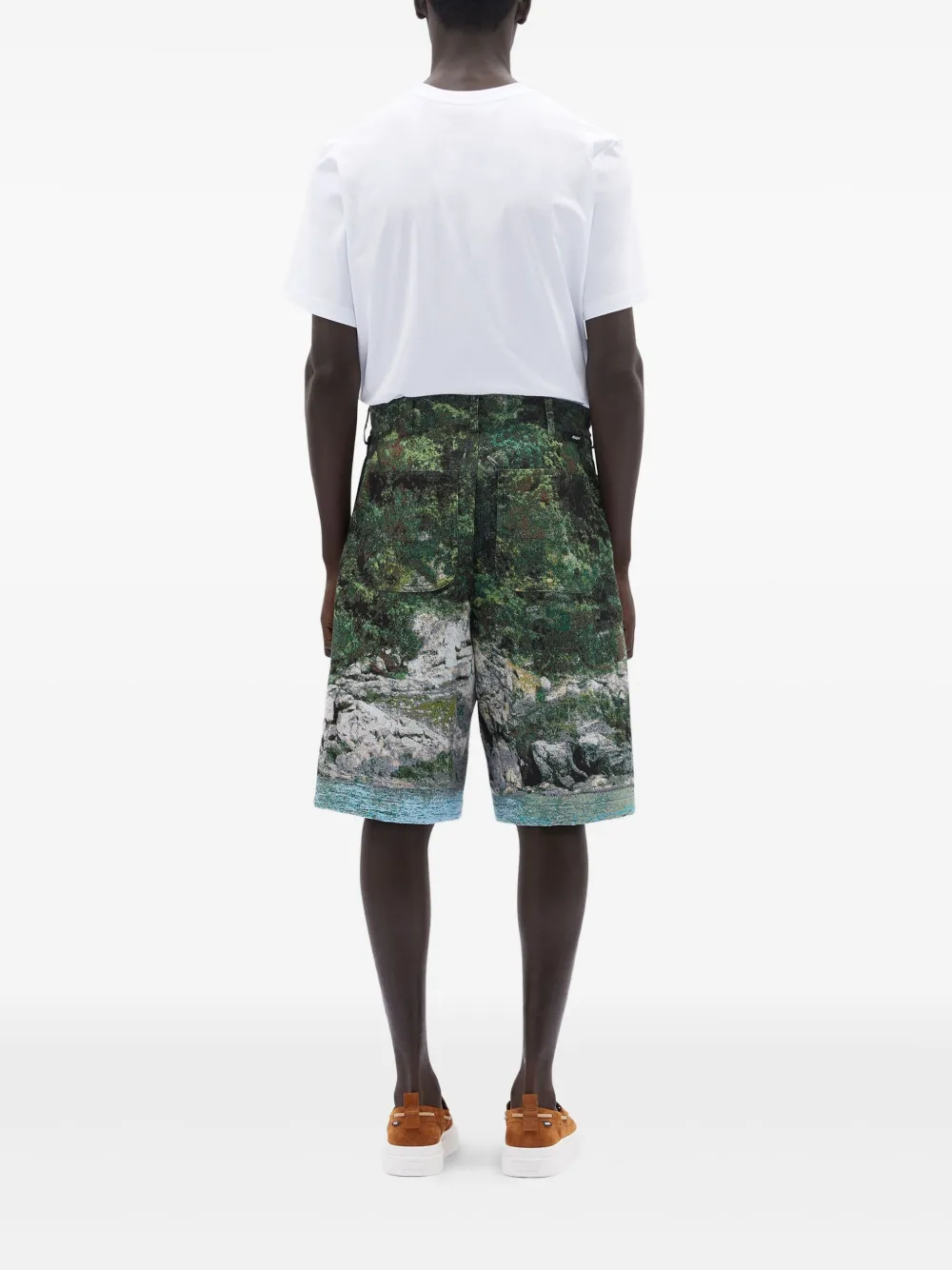 MSGM LA VEDETTA-PRINT SHORTS