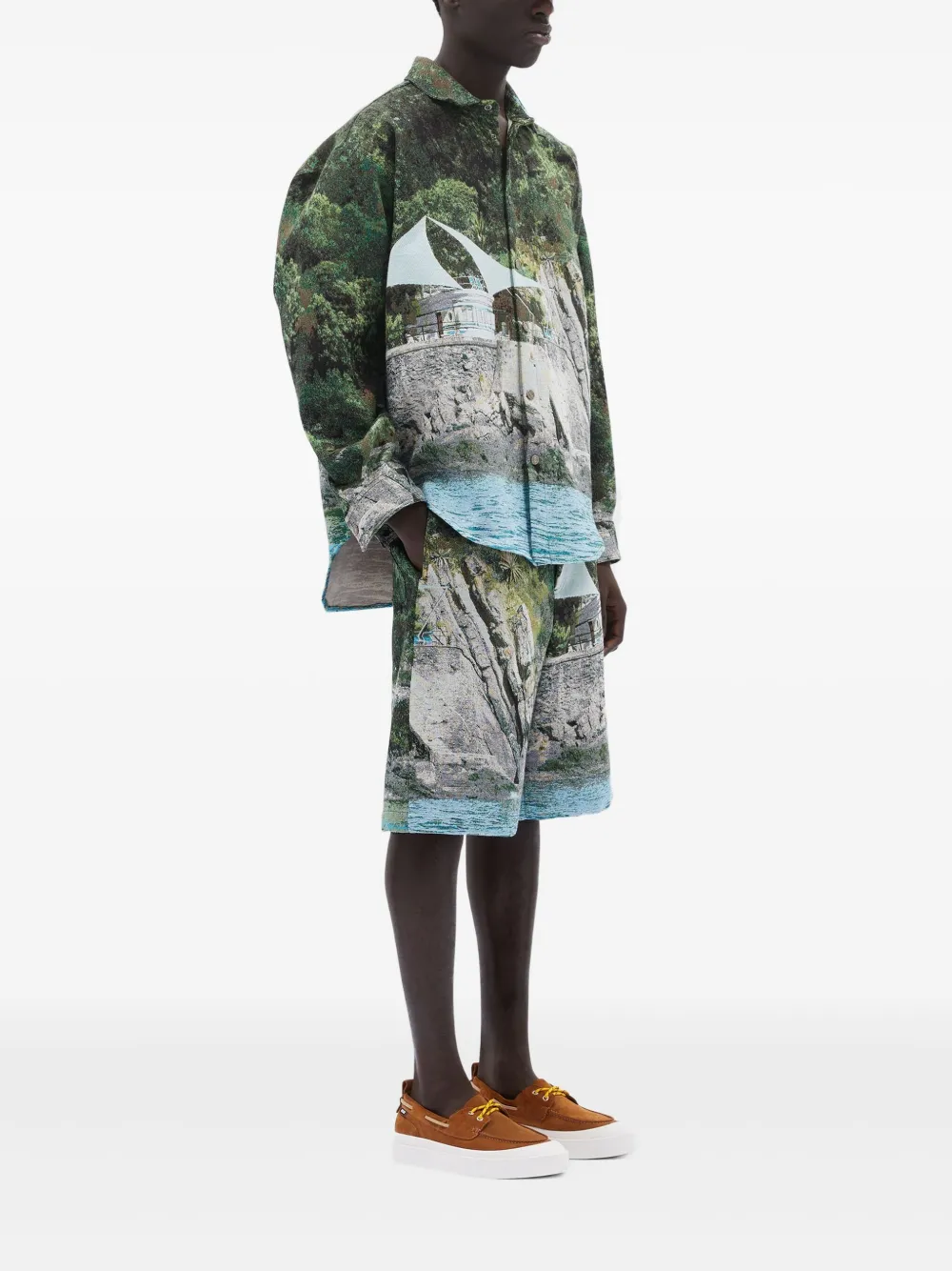 MSGM LA VEDETTA-PRINT SHORTS