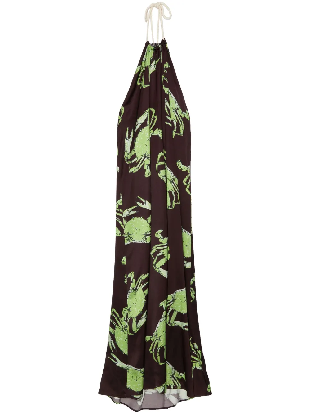 MSGM Maxi-jurk met print Bruin