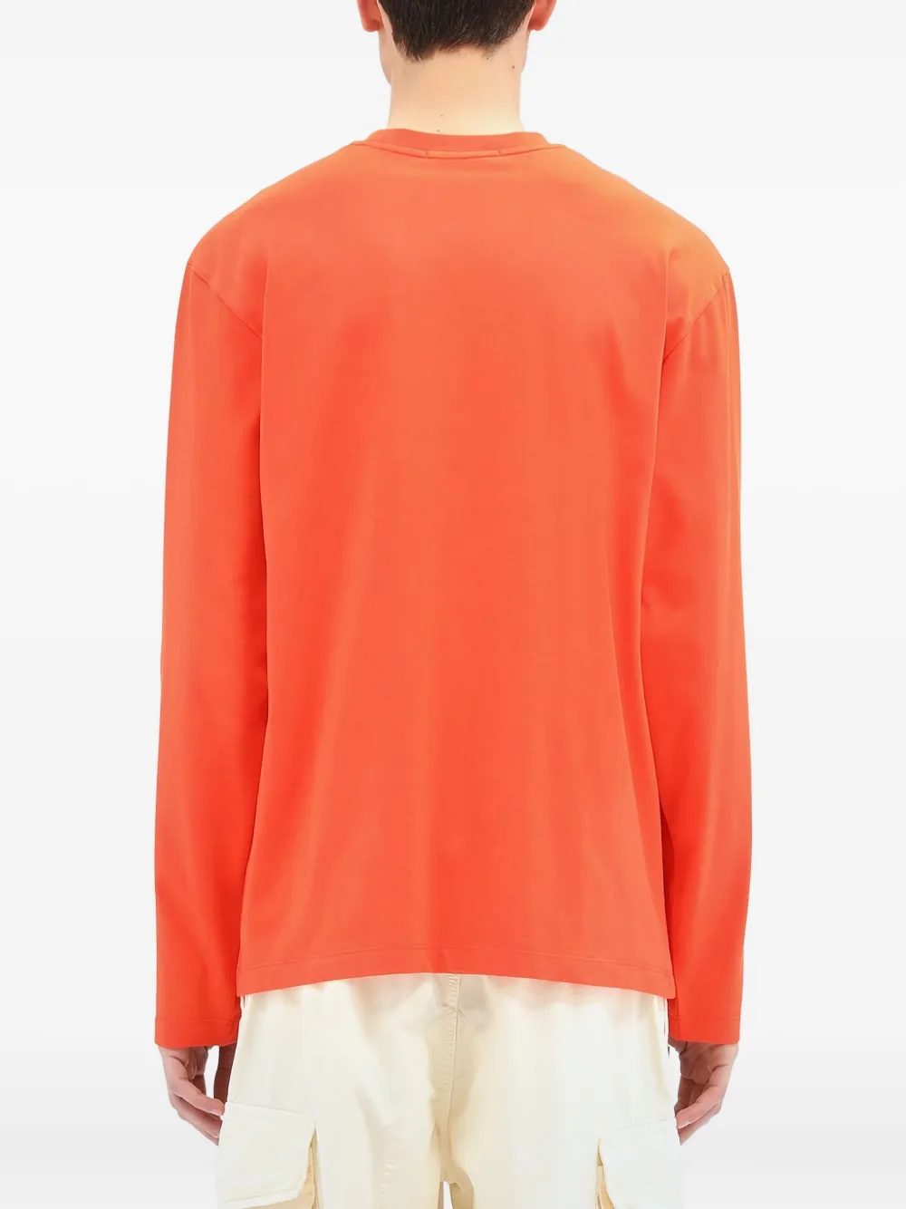MSGM T-shirt met logoprint Oranje