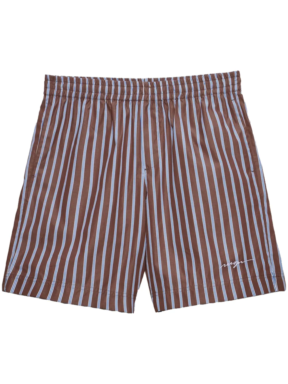 MSGM striped shorts | Red | Image 1