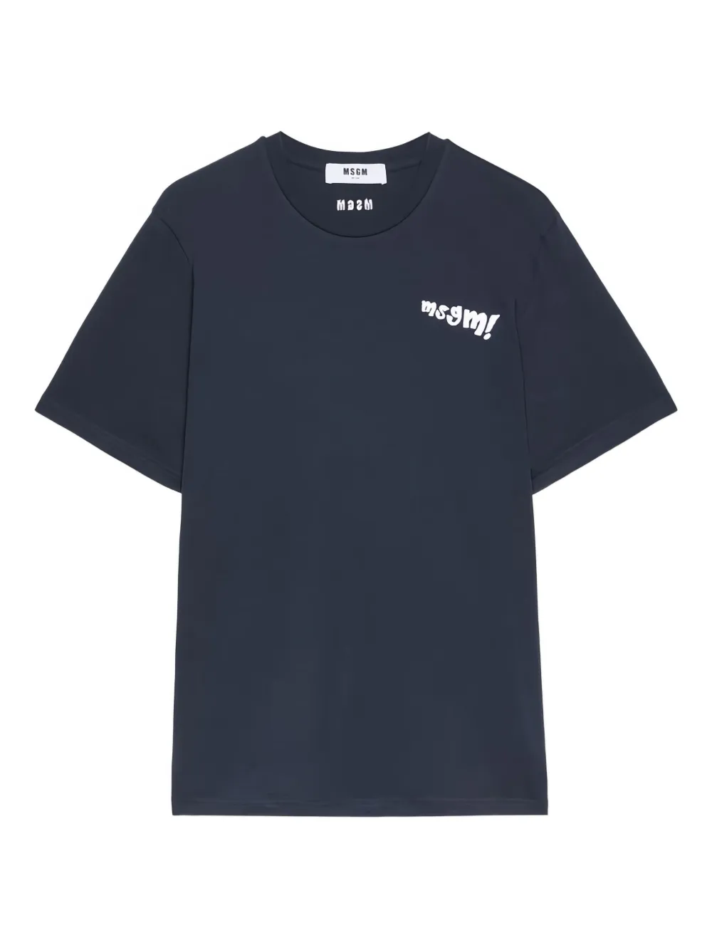 MSGM logo-detail T-shirt | Blue | Image 1