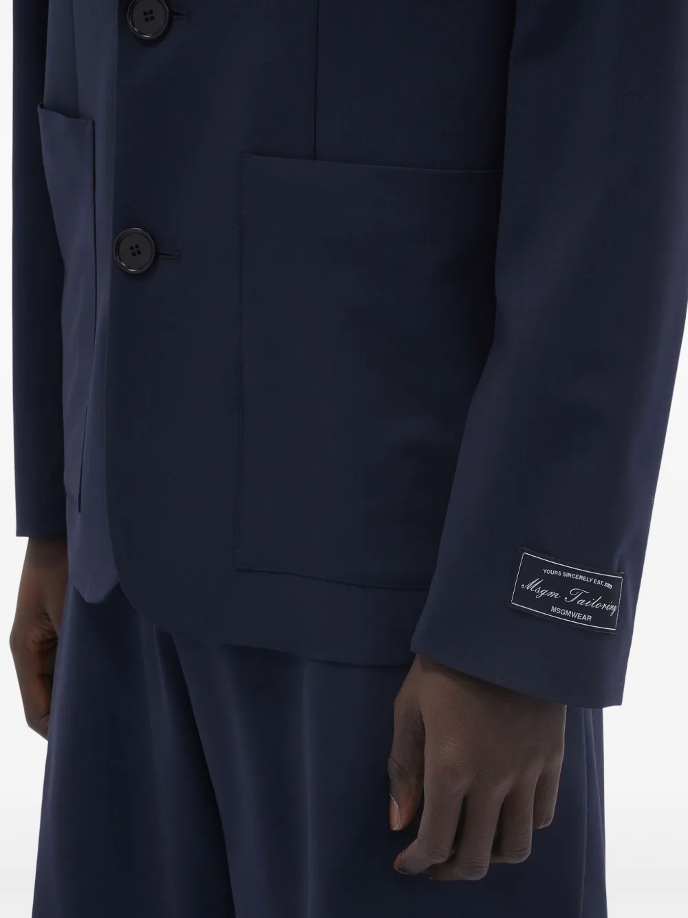 MSGM single-breasted Blazer | Blue | FARFETCH