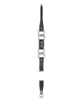 Toga leather watch strap - Black