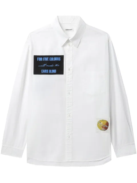 Undercover patch-detail shirt