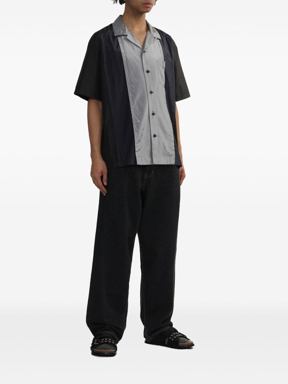 Toga short sleeve shirt - Zwart