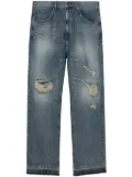 We11done distressed loose-fit jeans - Blue