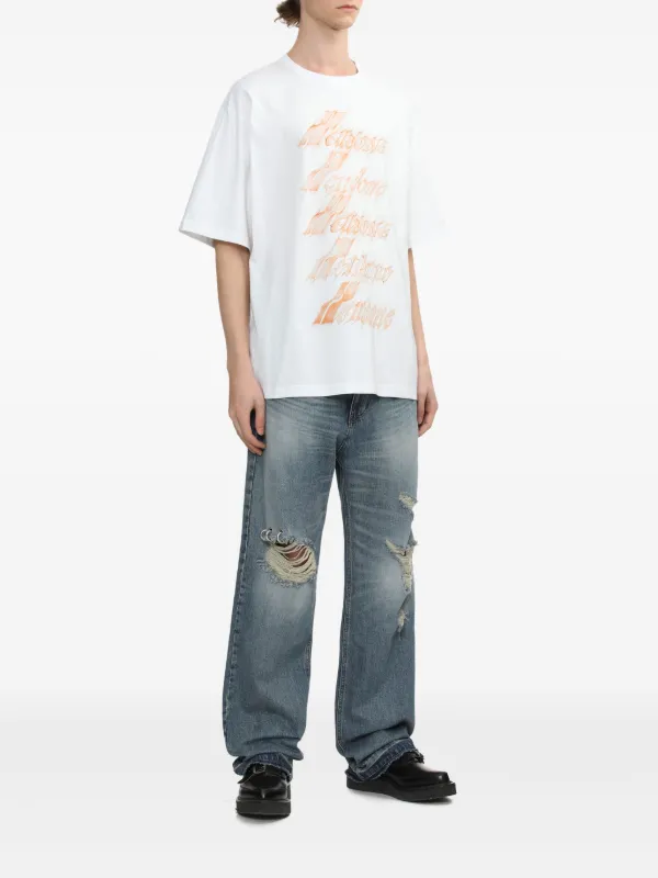 We11done コットン Tシャツ | ホワイト | FARFETCH JP