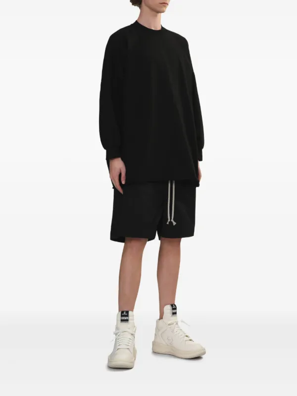 RICKOWENSリックオウエンス トミー スウェットシャツ トレーナー Rick Owens Tommy スウェットシャツ | ブラック | FARFETCH JP