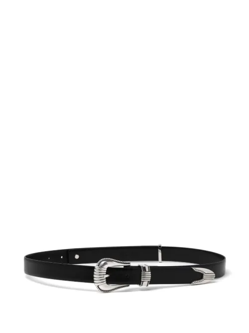 Toga ceinture en cuir - Noir - Toga - Modalova