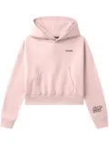 We11done logo-print hoodie - Pink