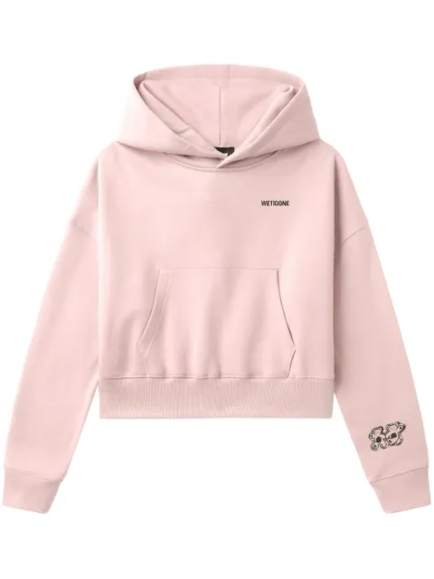 We11done hoodie con logo estampado
