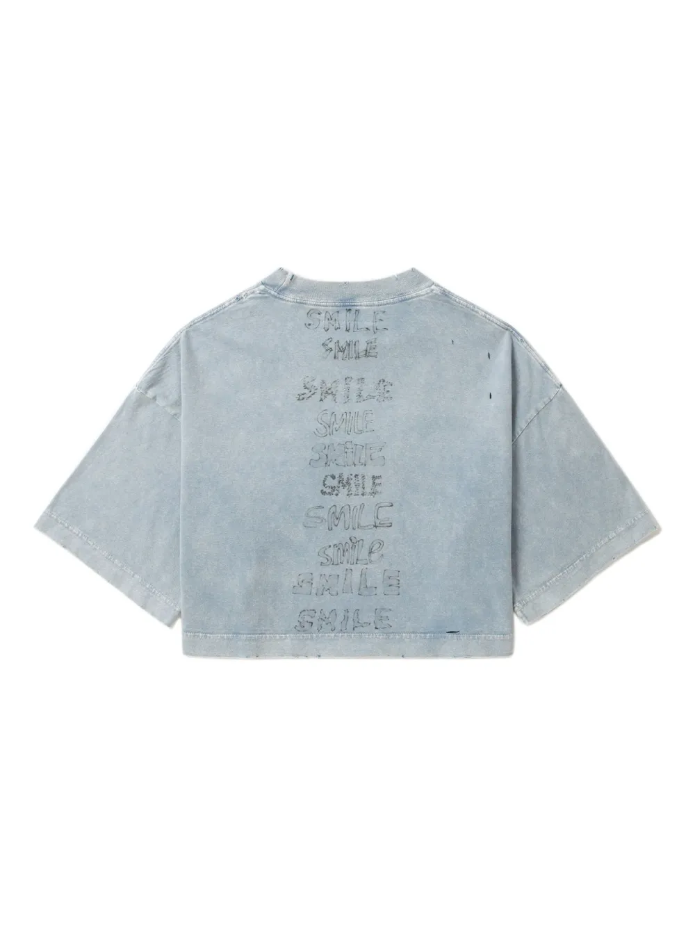 Maison MIHARA YASUHIRO Cat-print Cotton T-shirt | Blue