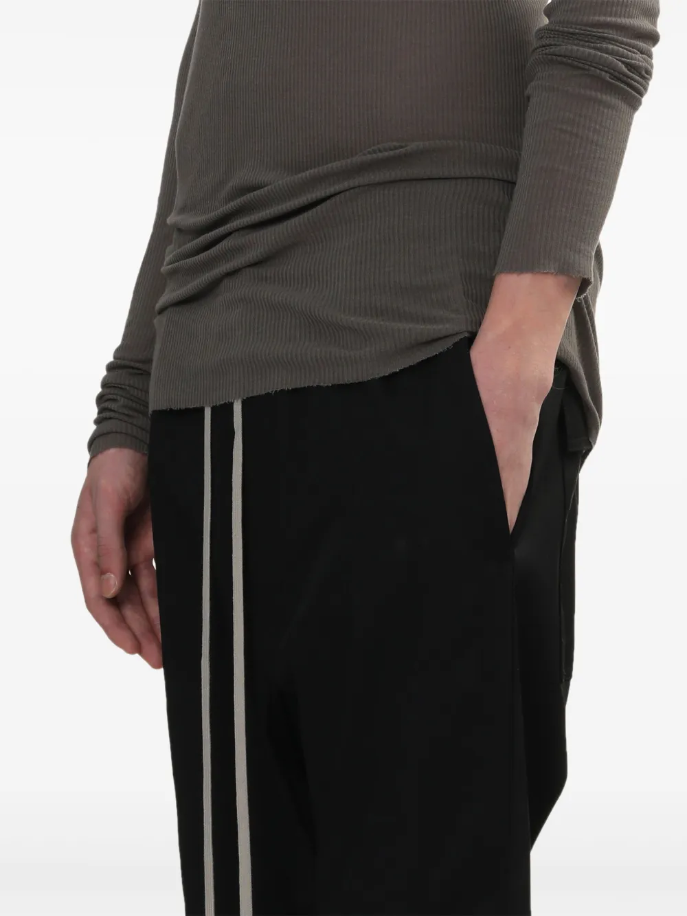Rick Owens Cropped broek Zwart