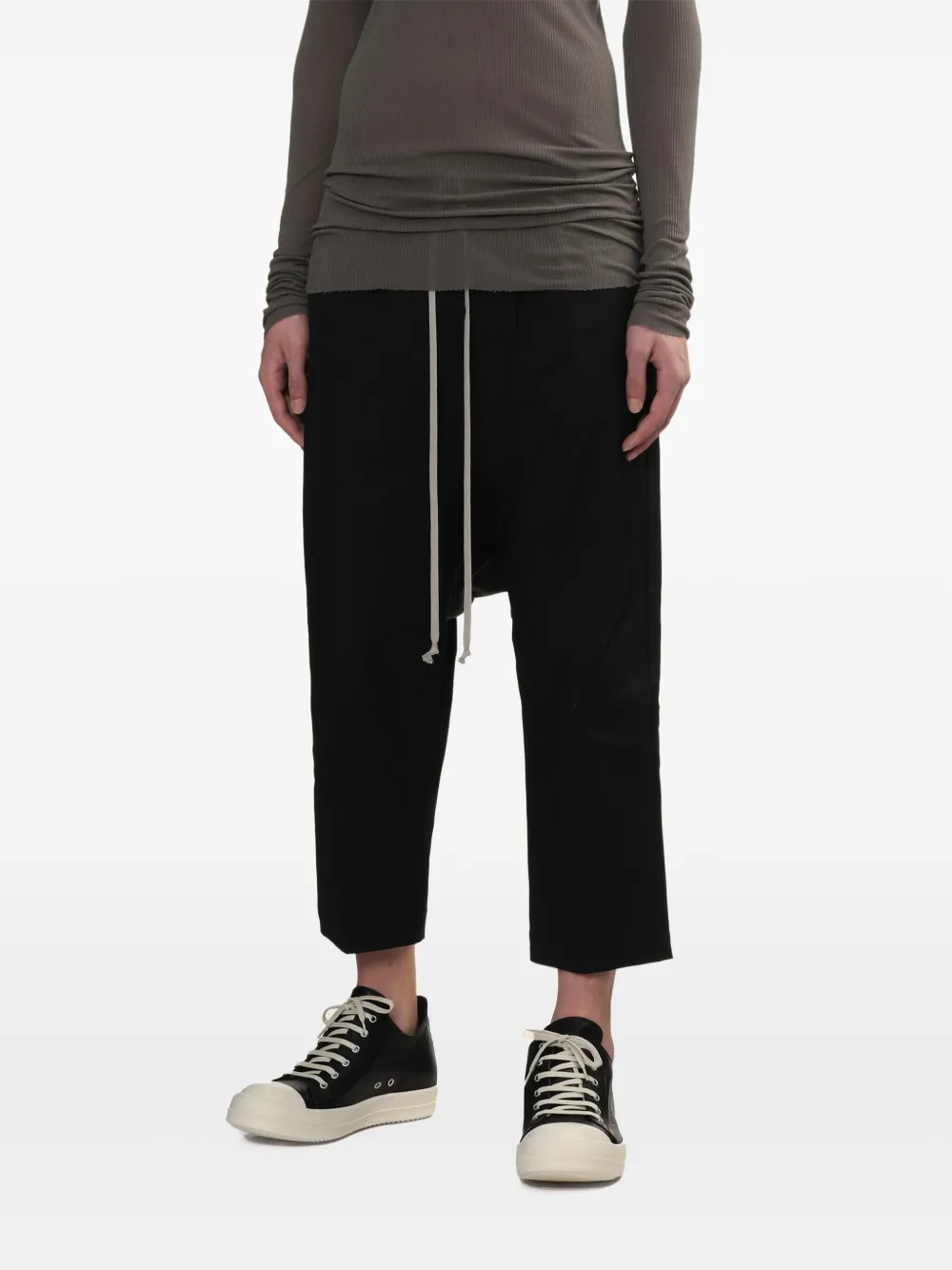 Rick Owens Cropped broek Zwart
