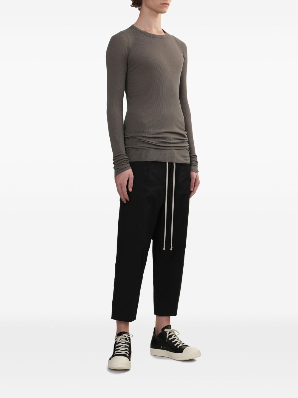 Rick Owens Cropped broek - Zwart