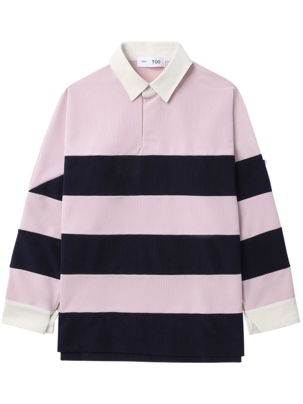 striped polo shirt