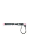 Toga chain link-detail belt - Pink