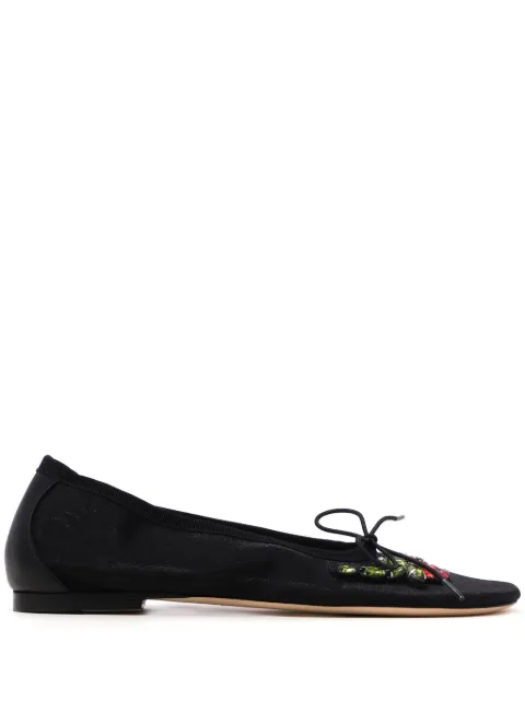 Simone Rocha crystal-embellished ballet flats