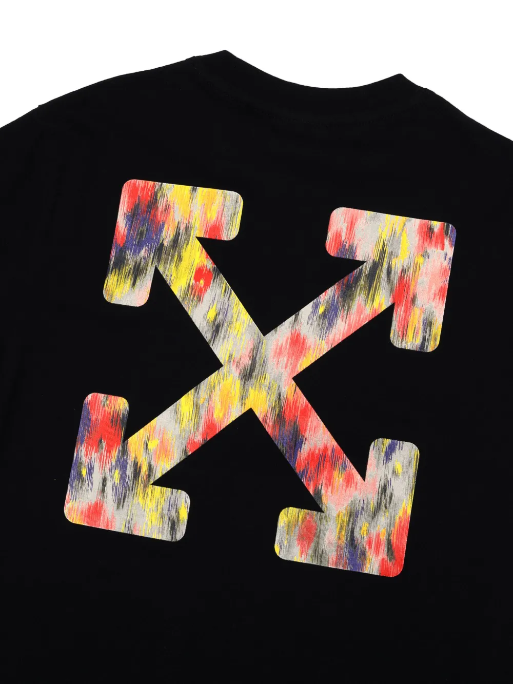 Off-White Kids T-shirt met Arrow-print Zwart