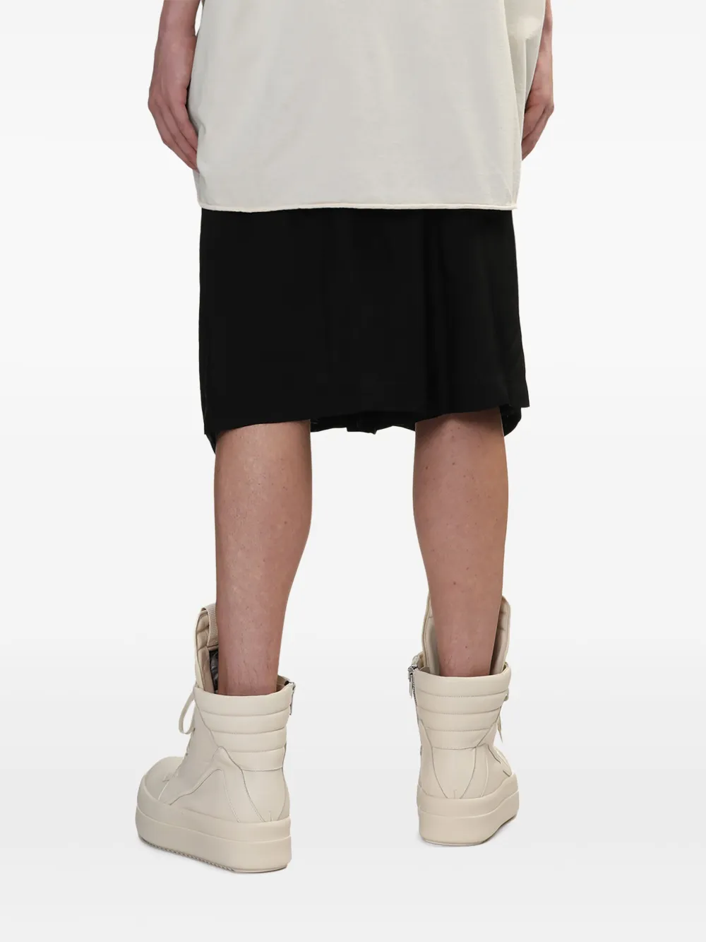 Rick Owens Bermuda shorts Zwart