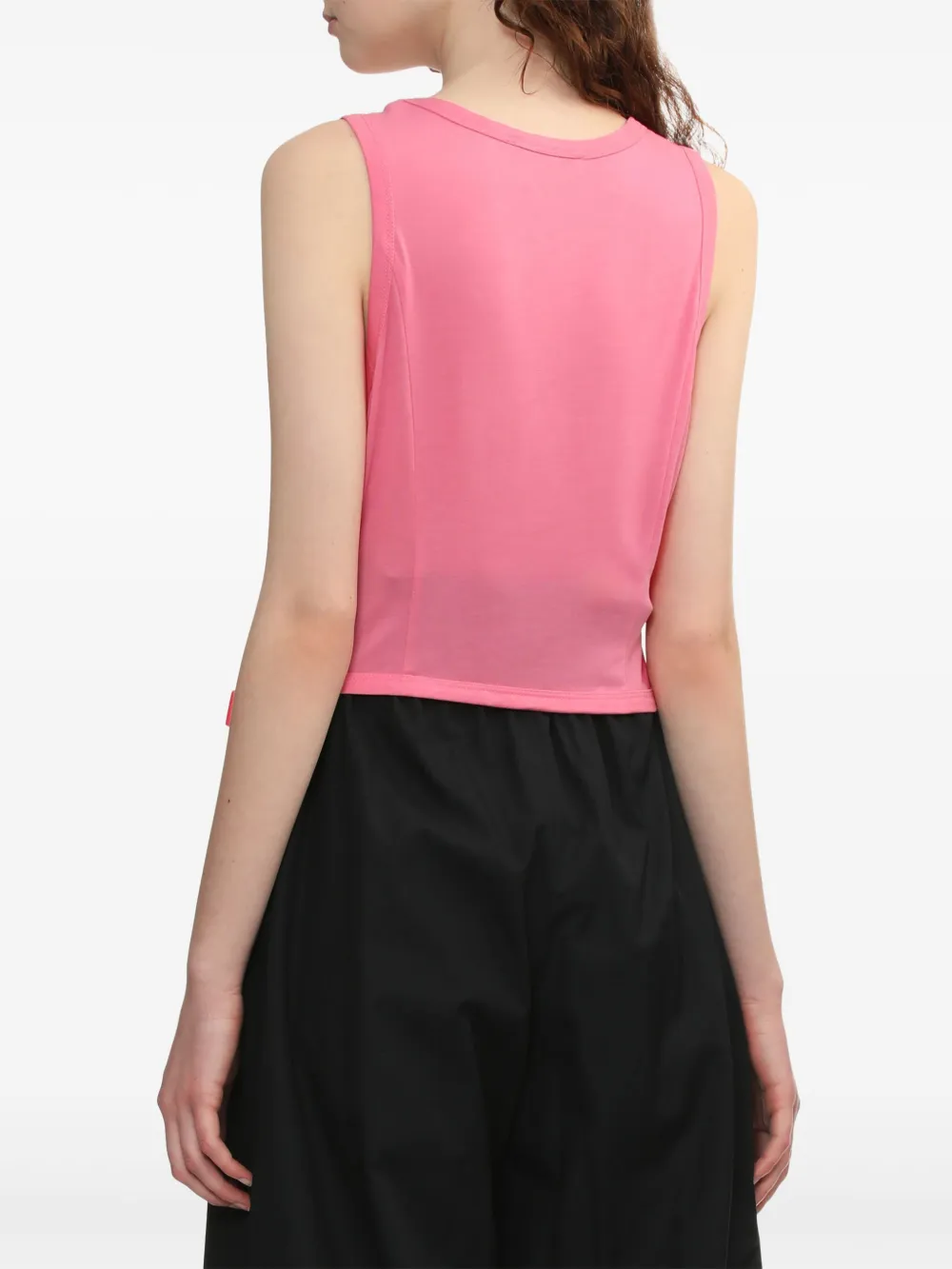 Simone Rocha Bow Tail Easy tank top Roze