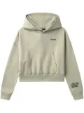 We11done cotton hoodie - Green
