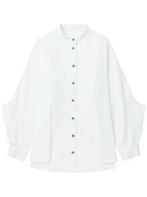 Enföld draped-detail shirt 