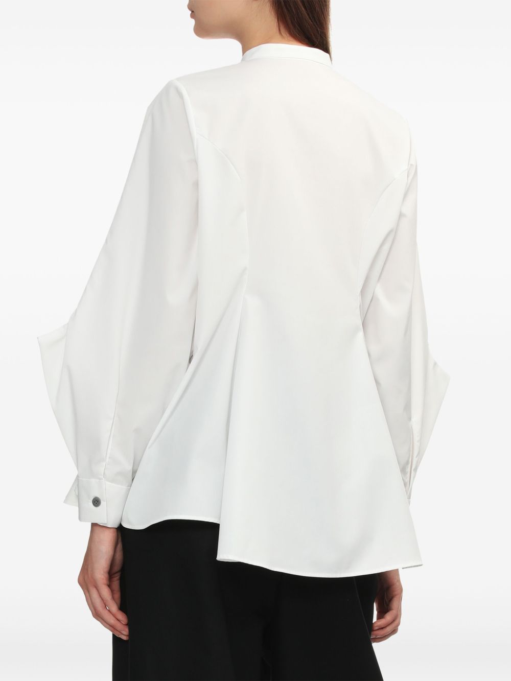 ENFÖLD DRAPED-DETAIL SHIRT