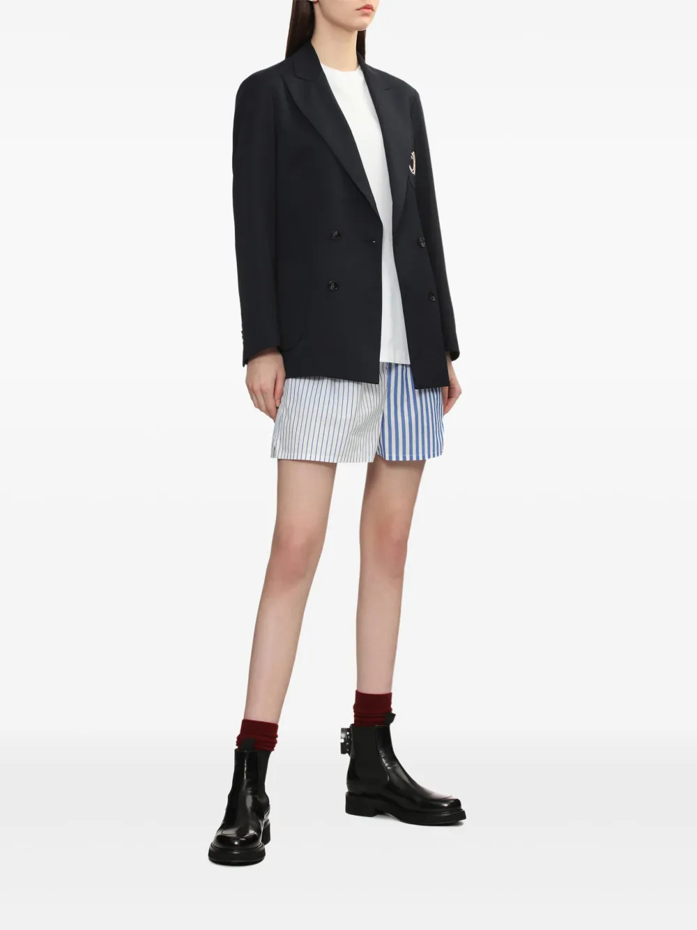 Joshua Sanders double-breasted blazer - Blauw