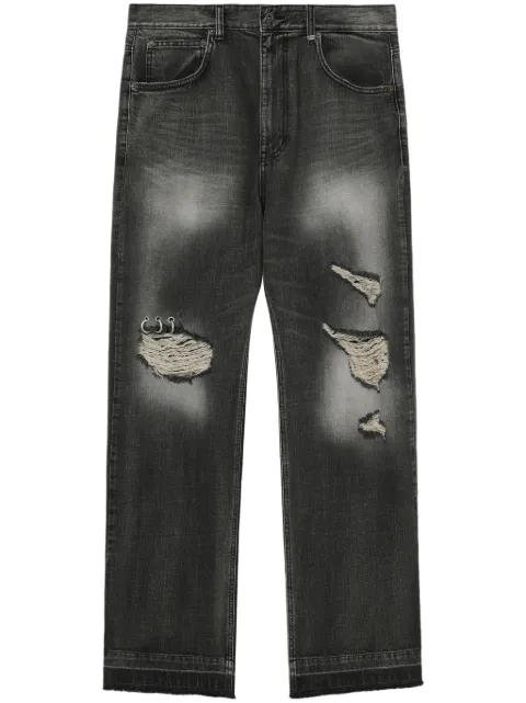 We11done jeans con parche del logo