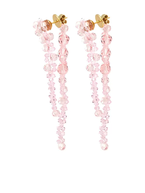 SIMONE ROCHA シモーンロシャ クリスタル ピアス Simone Rocha クリスタル ピアス | ホワイト | FARFETCH JP