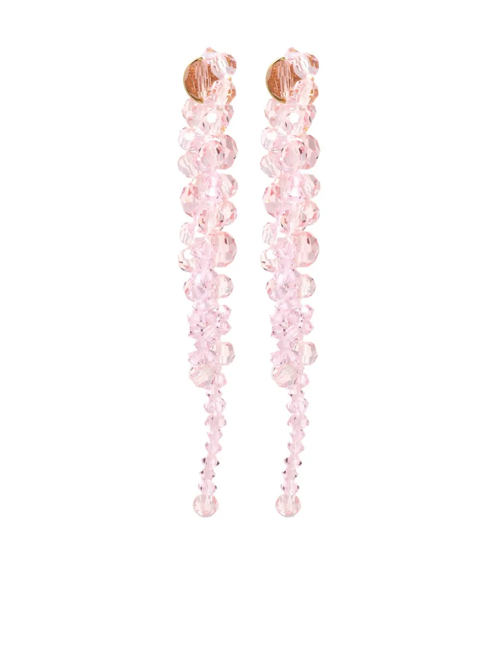 Simone Rocha Orecchini con cristalli | rosa | Image 1