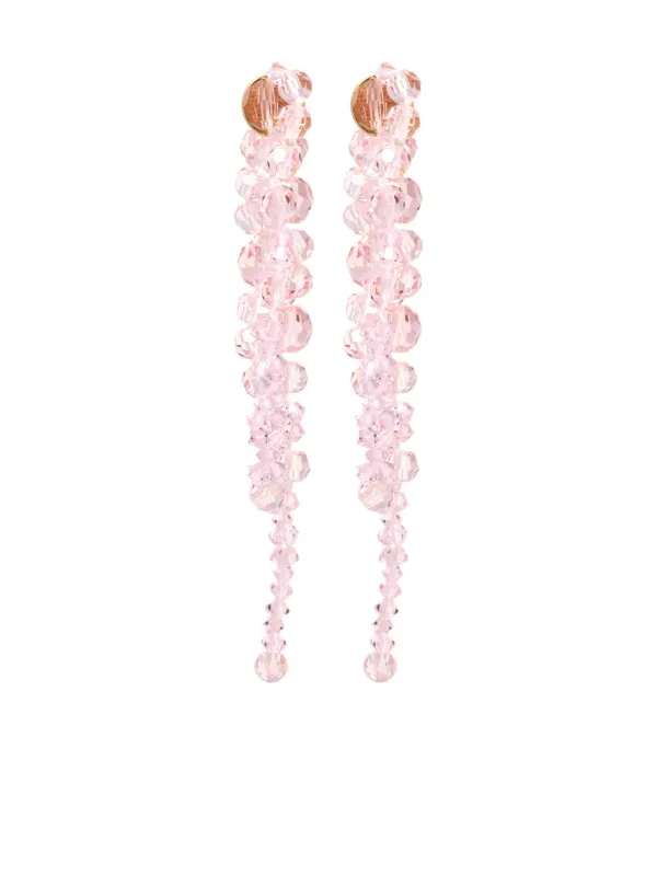 SIMONE ROCHA クリスタル ピアス Simone Rocha クリスタル ピアス | ピンク | FARFETCH JP