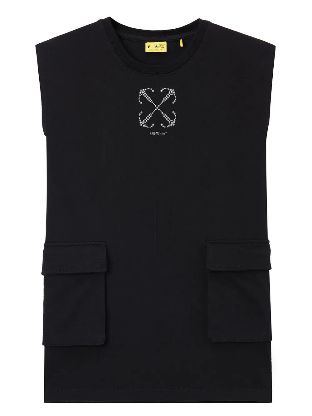 Off-White Kids Arrows-embellished dress | Black | Image 1