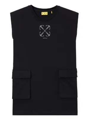 MM6 Maison Margiela Kids ナンバーモチーフ ワンピース | ブラック