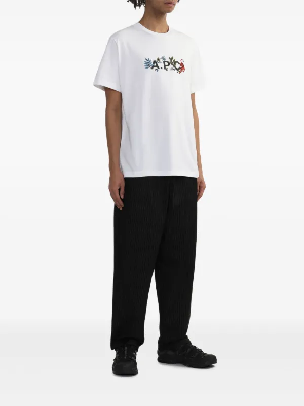 【A.P.C.】VIP特価！ロゴ入りメンズＴシャツ★ネイビーS★関税込 A.P.C. ロゴ Tシャツ | レッド | FARFETCH JP