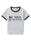 SPORTY & RICH KIDS Be Nice T-shirt - Grey