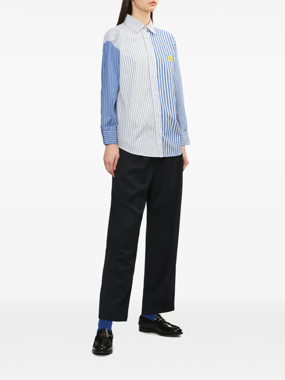 Joshua Sanders Katoenen blouse - Blauw