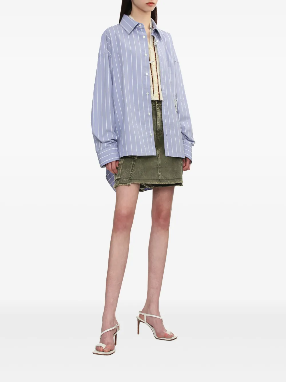 Maison MIHARA YASUHIRO Katoenen blouse - Blauw