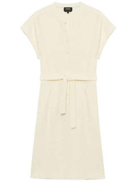 A.P.C. vestido corto con cinturón