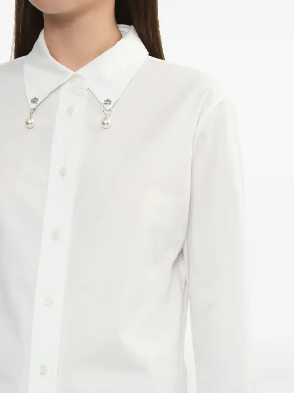 Kimhekim コットン シャツ | ホワイト | FARFETCH JP