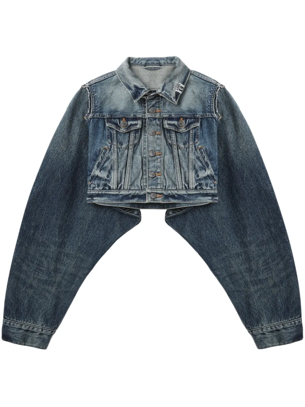 cropped denim jacket