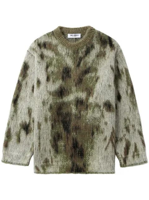 The Attico animal-print jumper